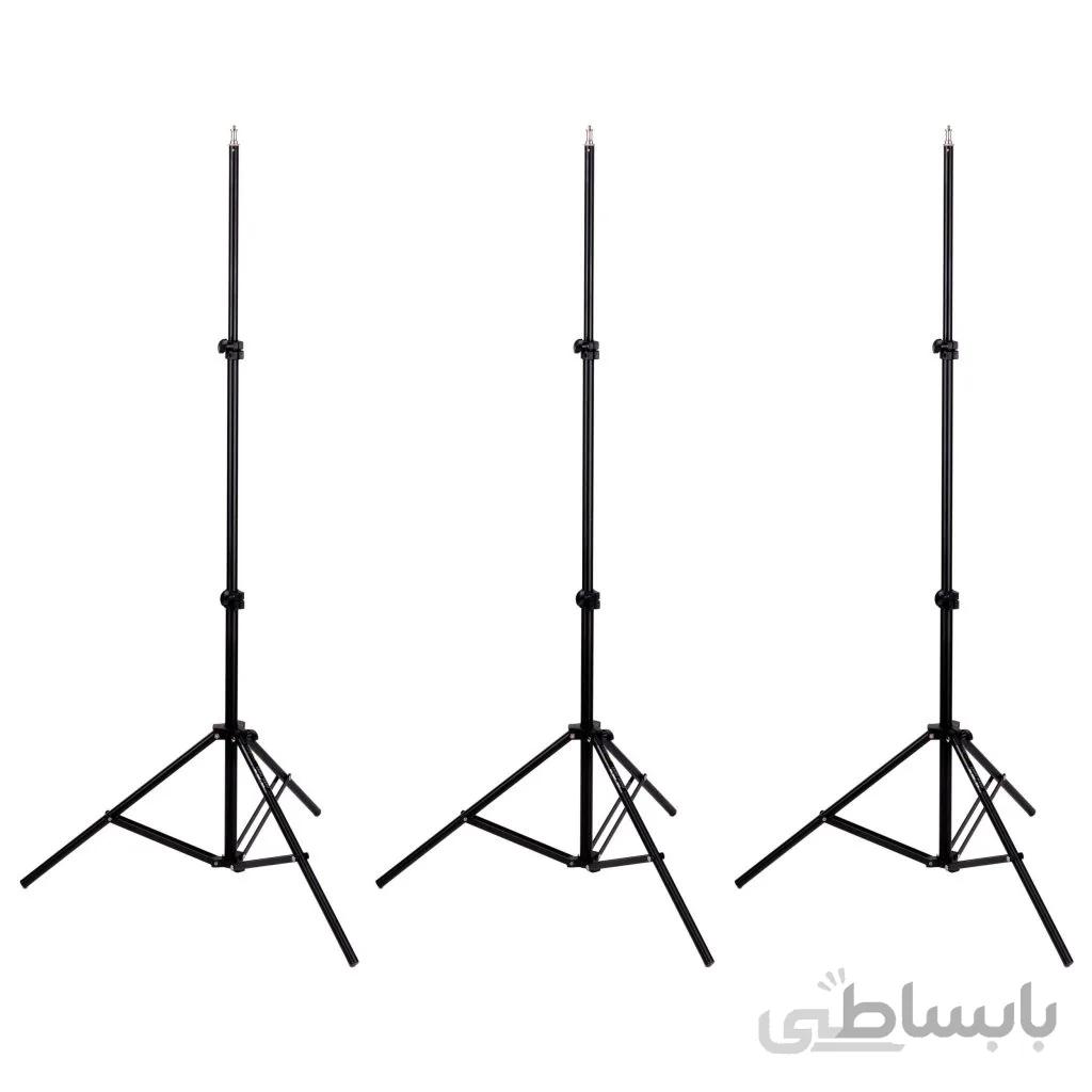 کیت 3 تایی سه پایه فلاش عکاسی 803