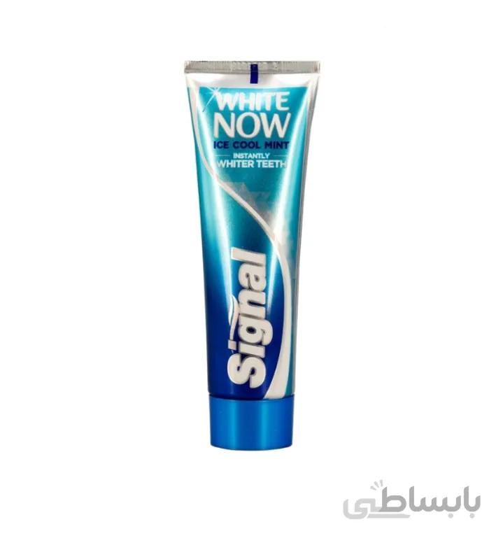 خمیردندان سفیدکننده سیگنال White Now Ice Cool Mint ا Signal White Now Ice Cool Mint Toothpaste