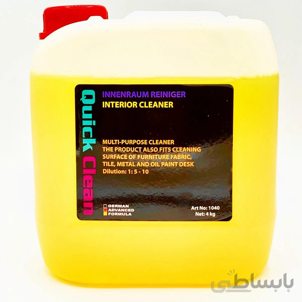 جرمگير و صفرشوي چند منظوره کوييک کلين گالن 4 ليتري Interior Cleaner Quick Clean