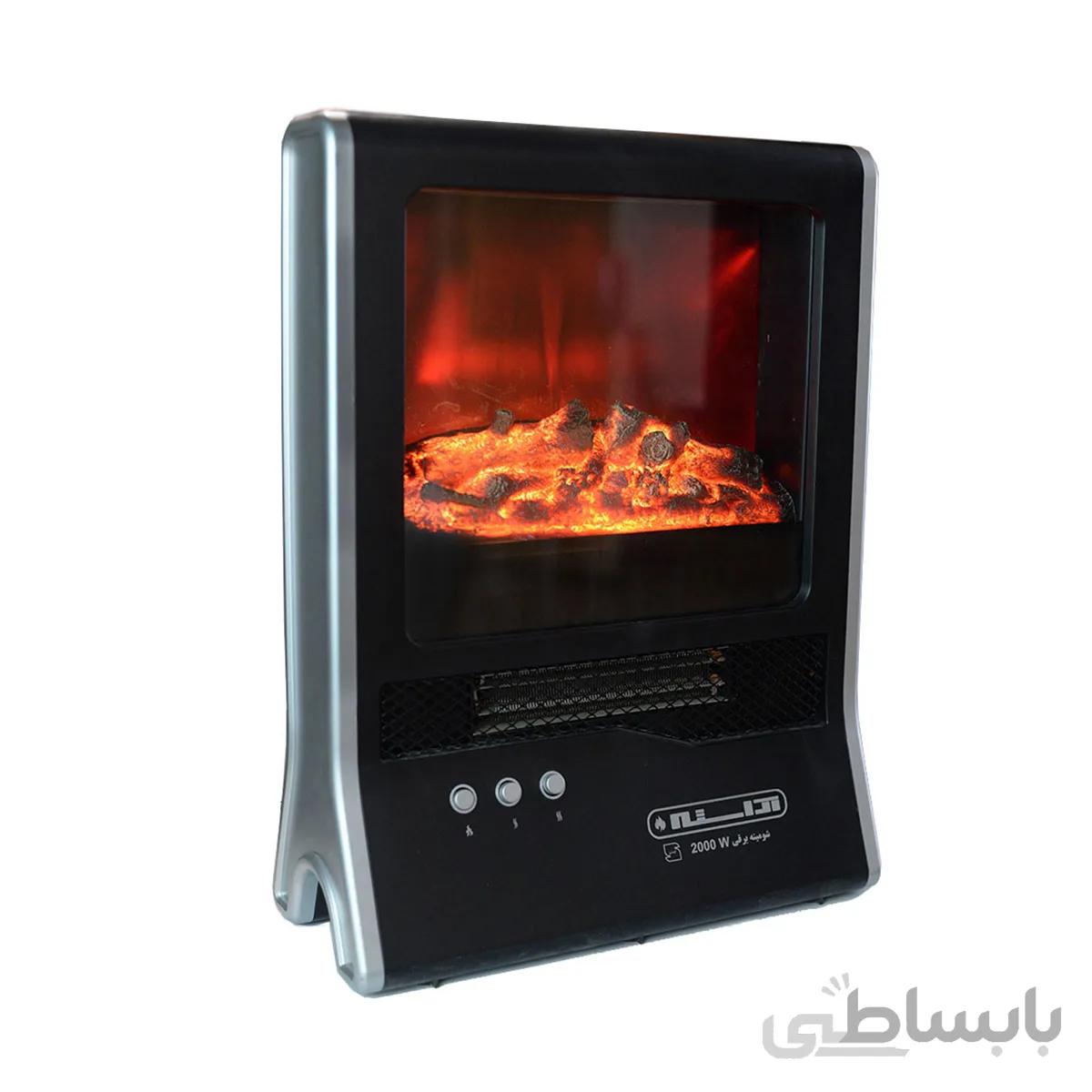 شومینه برقی ۲۰۰۰ وات آراسته مدل HFPA2000 ا electric fireplace 2000 watt arasteh