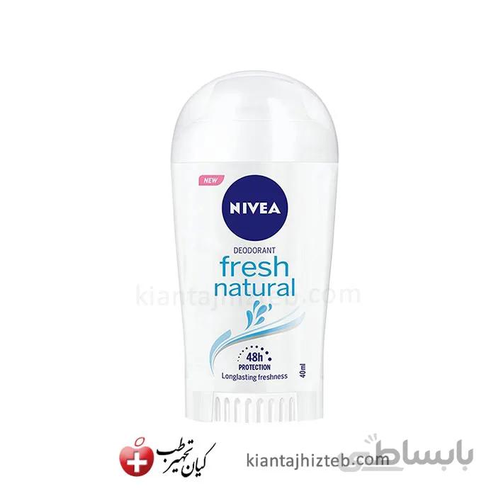 مام صابونی زنانه NIVEA مدل Fresh Natural حجم 40 میل