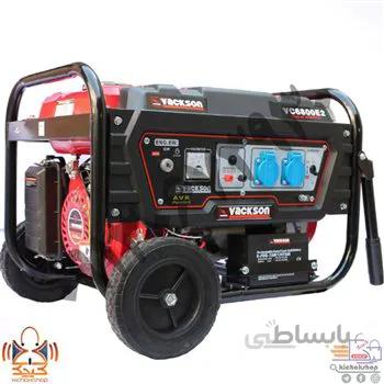 موتور برق بنزینی وکسون مدل VC6800E2 - همراه چرخ ودسته ا vackson VC6800E2