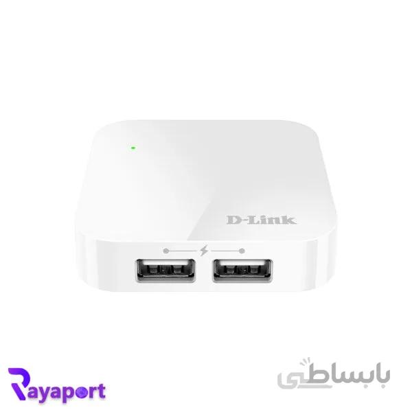 هاب 4 پورت دی لینک DUB-H4 ا D-Link DUB-H4 4 Port USB Hub