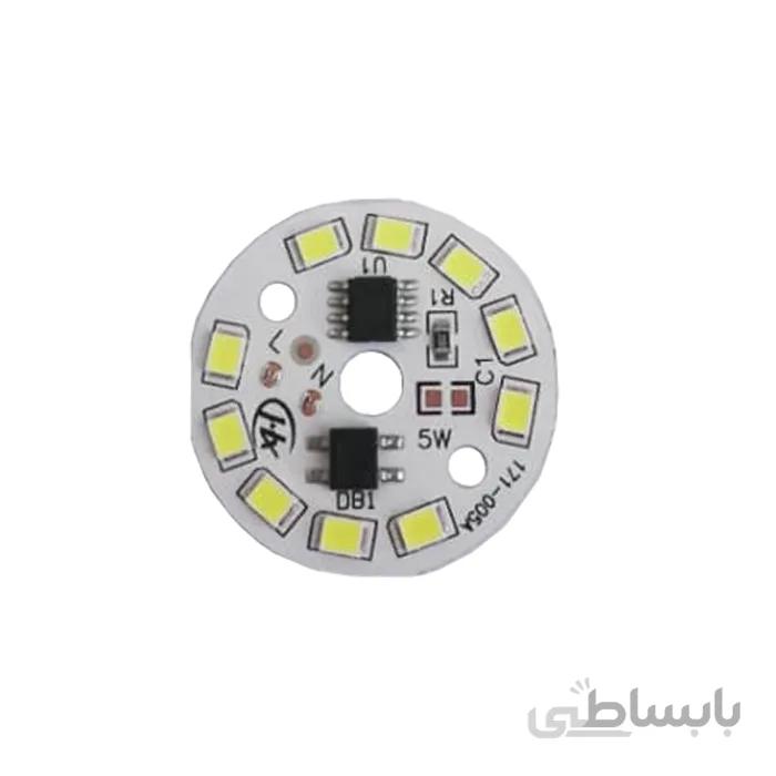 چیپ ال ای دی 5 وات 220 ولت سفید