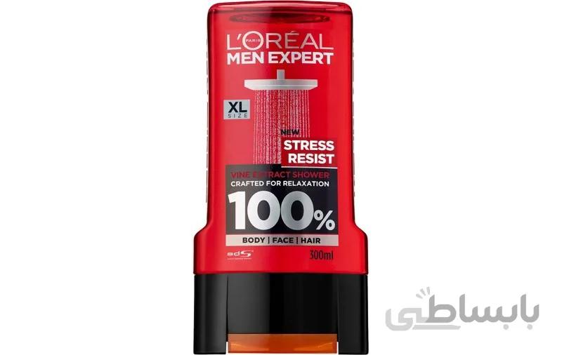 شامپو سر و بدن لورآل من اکسپرت مدل Stress Resist 300ml