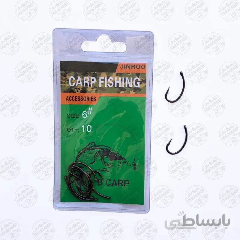 قلاب کپوری سایز 6 بسته 10 عددی مدل BCarp GS19