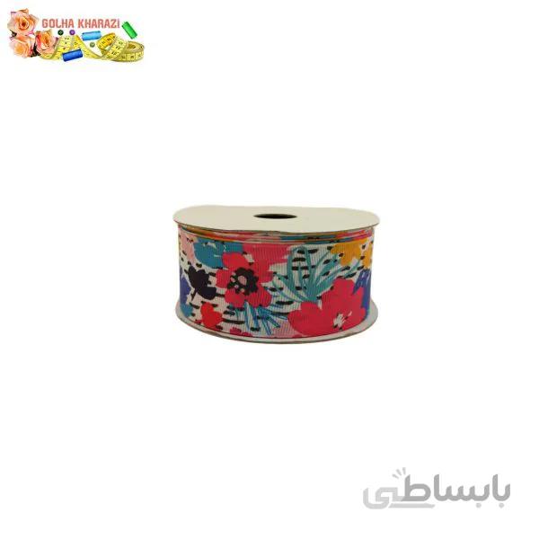 روبان گروگن 4 سانت طرح دار متری کد 2025G