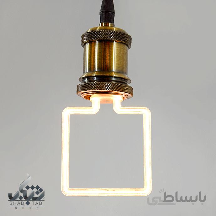 لامپ نئون A06 مدل مربع