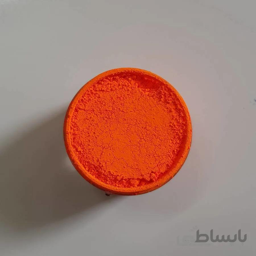 رنگ پودری فسفر نارنجی روشن