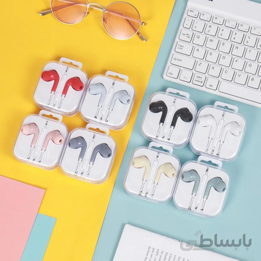 هندزفری سیم دار فانتزی پورت لایتنینگ مدل lovely me lightning port cute handsfree Q58 code 10-113 [ahwazonline.com] [nilstore]