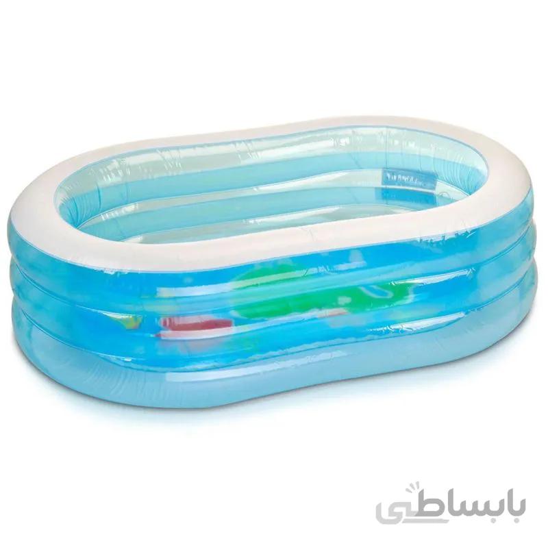 استخر بادی بیضی اینتکس intex 57482 ا intex 57482