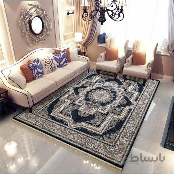 طرح کریسمس سرمه ای هزار شانه گلبرجسته
