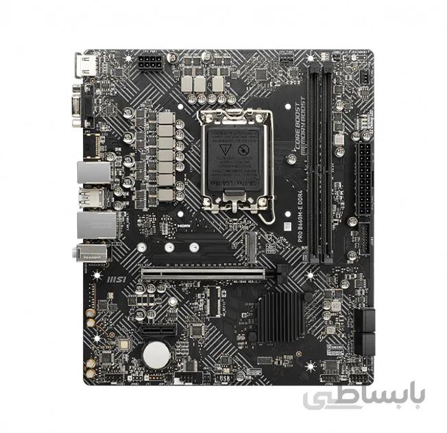 مادربرد ام اس آی مدل MSI PRO B660M-E DDR4 M-ATX