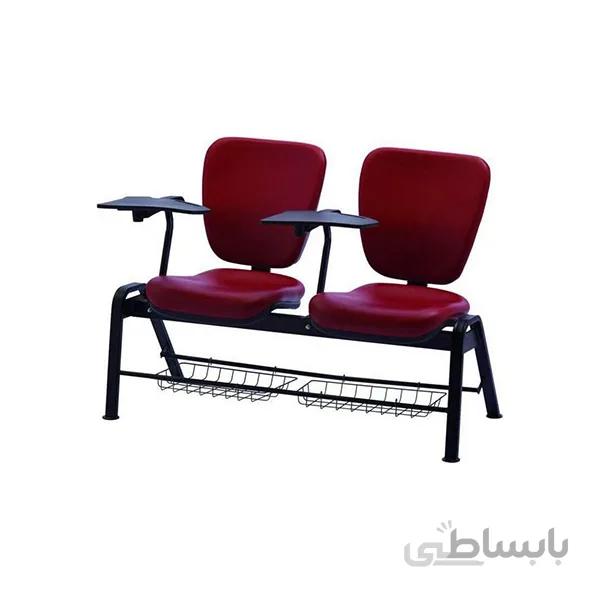 صندلی آموزشی دو نفره رایانه صنعت مدل ونوس 1