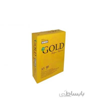 کاغذ گلد سایز A5 بسته 500 عددی ا Gold Size A5 Size 500 Numeric