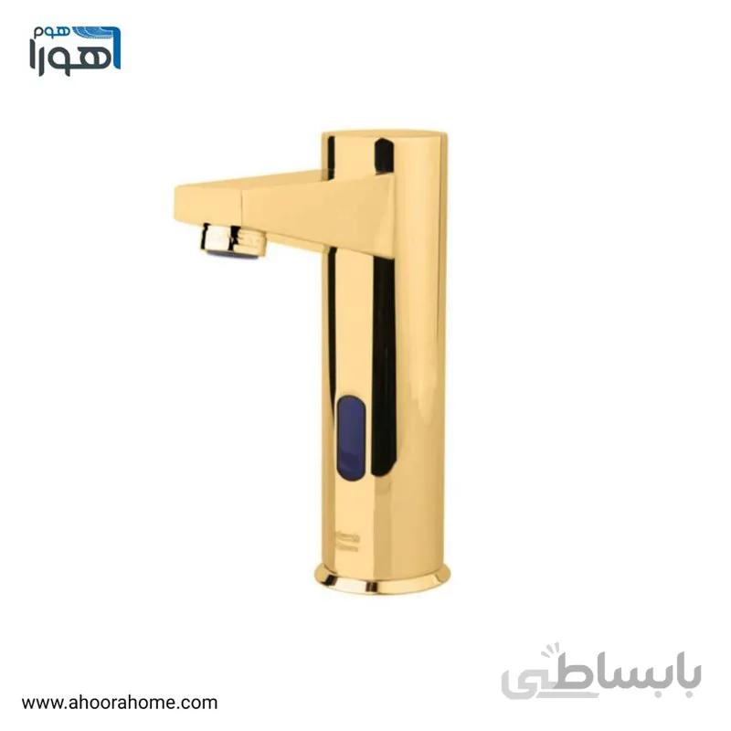 شیر روشویی چشمی راسان مدل ترنم طلایی RASSAN