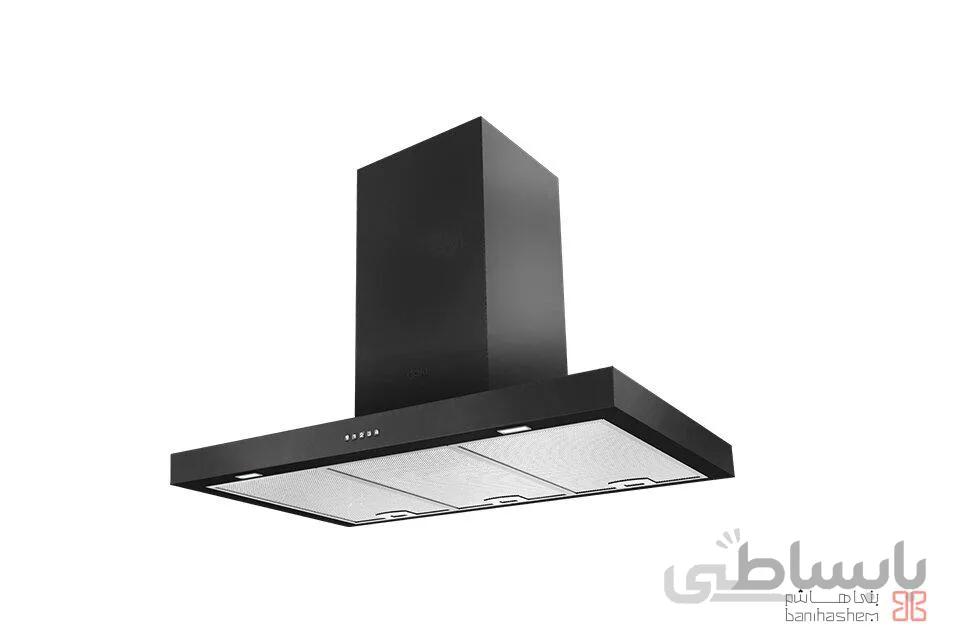 هود شومینه ای 1420 مشکی کن ا 1420 Black