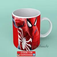 ماگ طرح مرد عنکبوتی کد 136