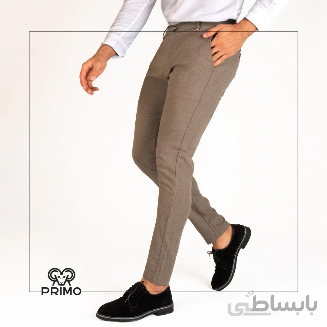 شلوار پارچه فاستونی مردانه مدل ساده 315906/428