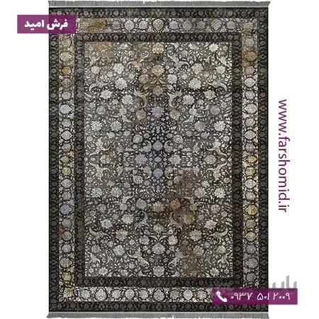 فرش وینتیج 700 شانه کد 70001dz طلایی کرم فرش سیزان