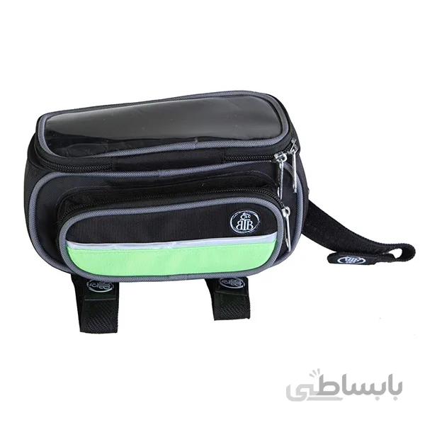 کیف جا موبایلی دار روی تنه دوچرخه با جیب کوچک کد MG13