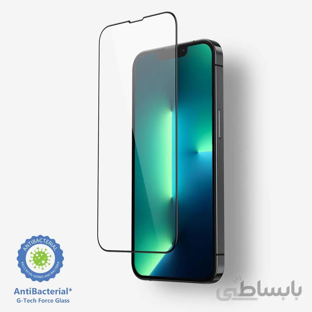 گلس محافظ صفحه نمایش آیفون 13 / 13 پرو برند G-Tech مدل G FORCE