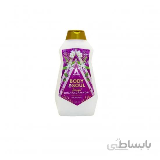 شامپو بدن استونیش حاوی اسانس شکوفه Astonish سری اروپایی حجم ۵۰۰ میل