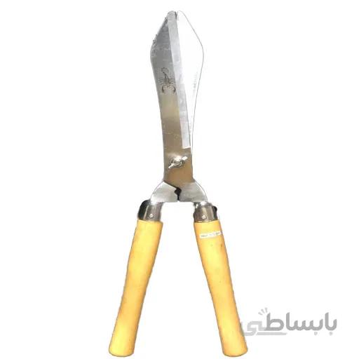 قیچی شمشاد زن دسته چوبی