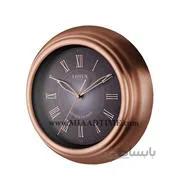 ساعت دیواری لوتوس فلزی رزگلد کد LEWIS M-4002