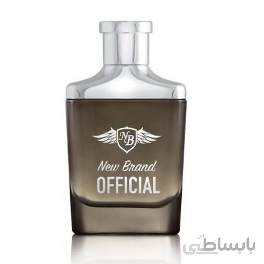 ادو توایلت مردانه نیو برند مدل آفیشیال حجم 100 میلی لیتر ا NEW BRAND Official Eau De Toilette For Men 100Ml