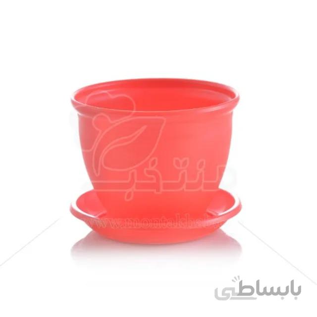 گلدان پلاستیکی مدل 3012 ارتفاع 10 سانتیمتر