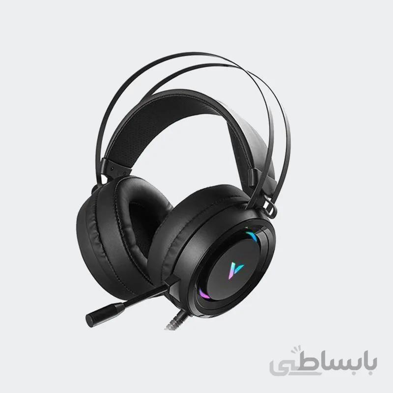 هدست گیمینگ باسیم 7.1 مجازی رپو مدل VH500 ا Rapoo VH500 Virtual 7.1 Channels RGB Gaming Headset