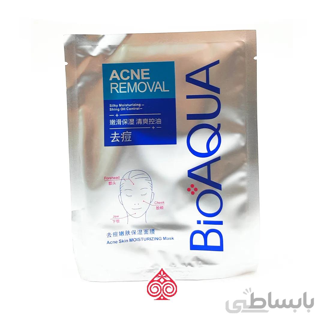 ماسک ورقه ای ضد جوش و آکنه بیوآکوا bioaoua