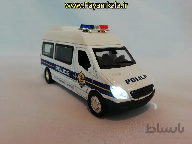 اسباب بازی فلزی عقبکش گشت پلیس (TINY WINY)