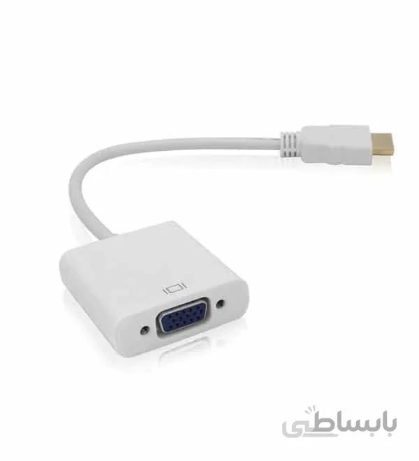 تبدیل HDMI به VGA با صدا ا HD Conversion HDMI To VGA Adapter