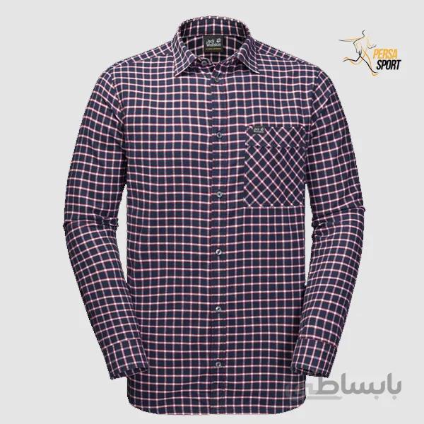 پیراهن مردانه جک ولفسکین FRASER ISLAND SHIRT Purple