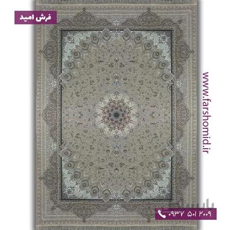 یک تخته 12 متری فرش ماشینی 1250 شانه 10 رنگ کد 4007 نسکافه ای روشن فرش رجال