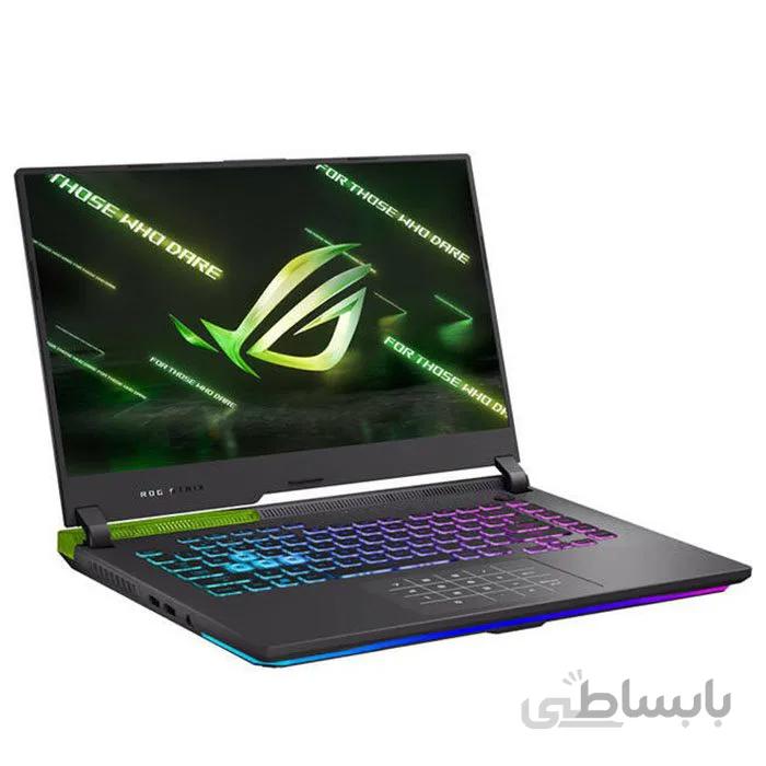 لپ تاپ ایسوس مدل ASUS G513 ا Asus G513RC-HN056 NOTEBOOK 15.6 inch FHD 1920 x 1080 AMD Ryzen 7 6800H 4.7 GHz Mem 8 GB SSD 1 TB RTX 3050 Video 4GB Wireless Bluetooth Tastatura iluminata Li-ion 4 Celule 1xHDMI LAN Greutate 2.1 kg Eclipse Gray