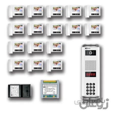 پک درب بازکن تصویری تک نما مدل D43-16V مجموعه 17 عددی