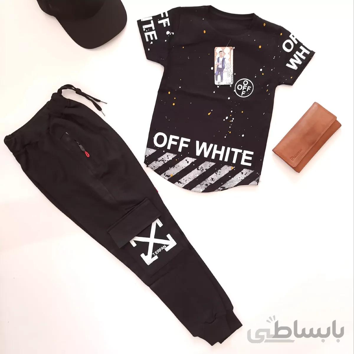 تیشرت تک پسرانه اسلش off white 40