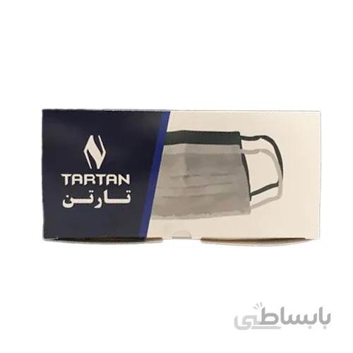 ماسک سه لایه ملت بلون تارتن ( 50 عددی )