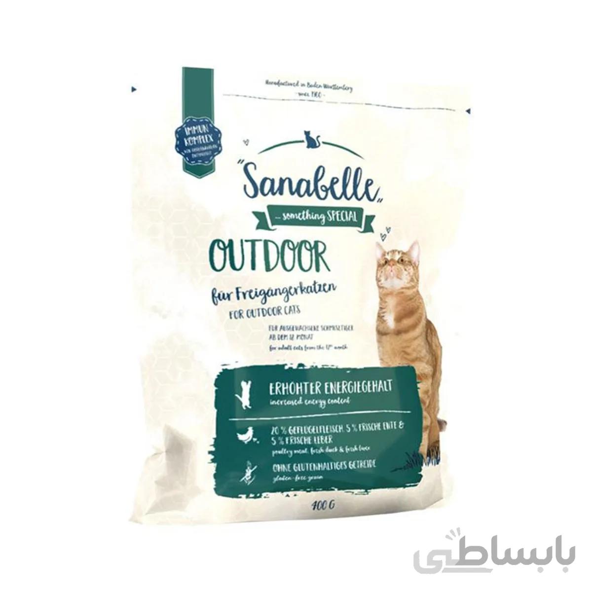 غذای خشک گربه سانابل مدل outdoor ا Sanabelle Outdoor Dry Food For Cat