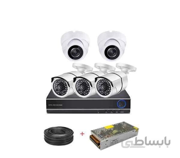 پک 5 دوربینه آماده نصب برند آلفا