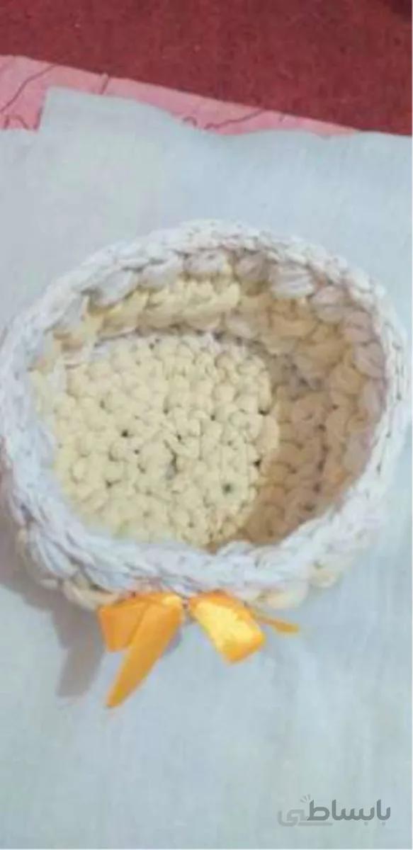 سبد تریکو بافی
