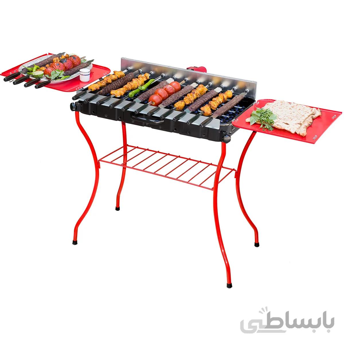 کباب پزهمراه دوگانه سوز مه پویامدل BRB-M111