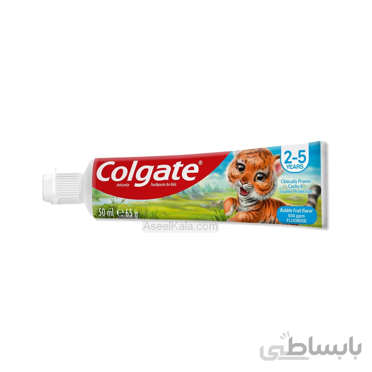 خمیر دندان کودک کلگیت 2 تا 5 سال Colgate وزن 50 میل