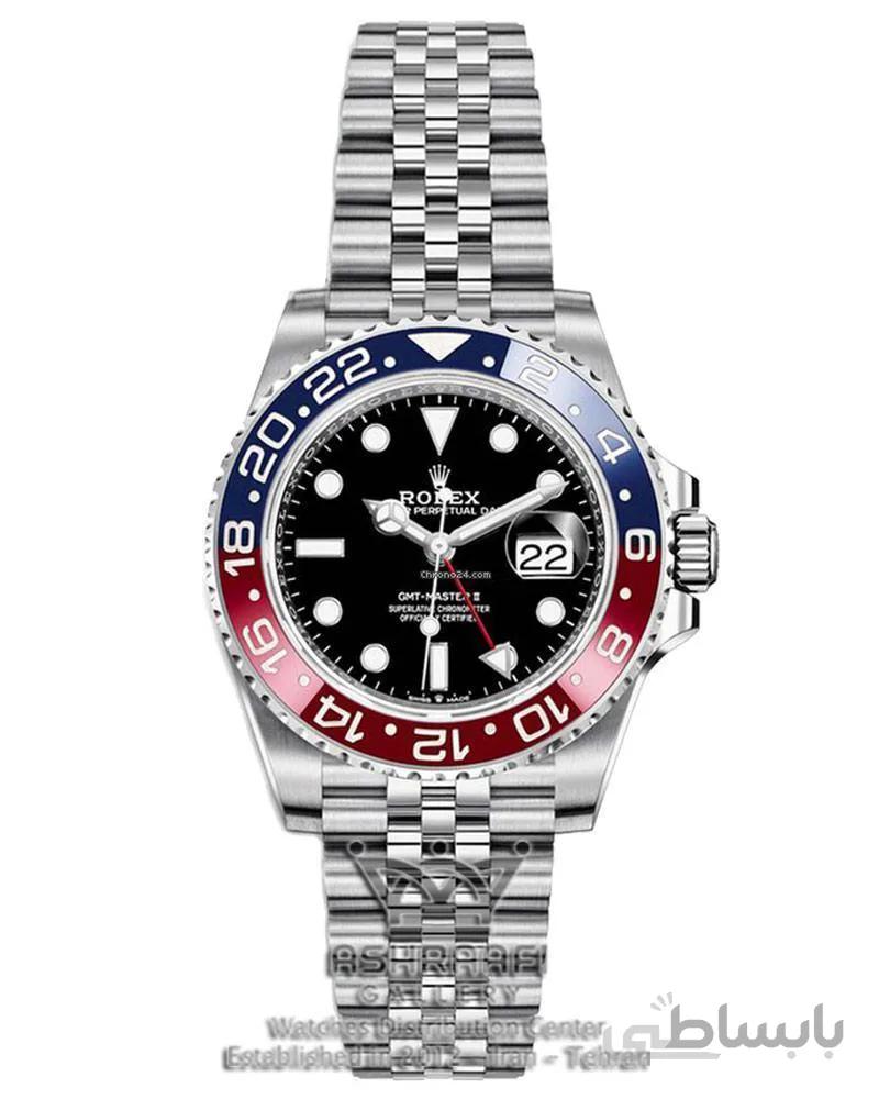 رولکس جی ام تی مستر طرح پپسی ROLEX Gmt-Master II-Pepsi