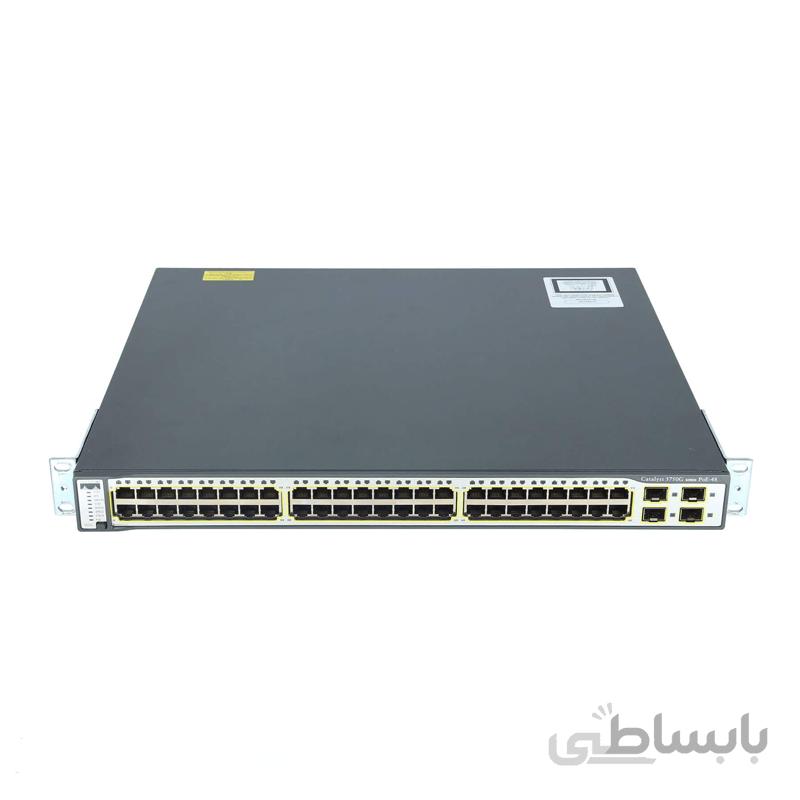 سوئیچ 48 پورت سیسکو مدل WS-C3750G-48PS-S