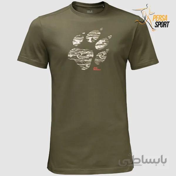 تیشرت جک ولفسکین LAGUNA PAW T MEN Green