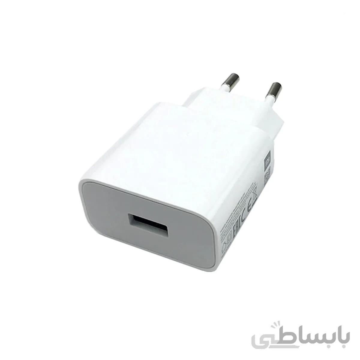 آداپتور و شارژر دیواری 18 وات شیائومی Mi 18W Fast Charge به همراه کابل
